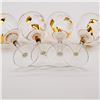 Image 8 : Set of 4 Gold Gilt Wine Glasses