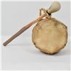 Image 3 : Native American Cochiti Hide & Log Drum w/ Beater