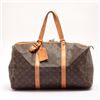 Image 1 : Louis Vuitton Brown Monogram Canvas Leather Sac SoupleDuffle Bag