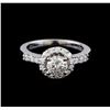 Image 2 : 1.10 ctw Diamond Ring - 14KT White Gold