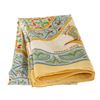 Image 1 : Hermes Yellow Multicolor Silk Ciels Byzantins Scarf