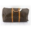 Image 1 : Louis Vuitton Brown Monogram Canvas Leather KeepallDuffle Bag Luggage