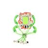 Image 2 : Louis Vuitton Rope Bracelet Rhinestone and Faux Pearl Green, Orange, Print