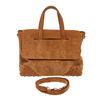 Image 1 : Tod's Brown Suede Leather Envelope Convertible Shoulder Bag