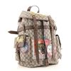 Image 1 : Gucci Brown Print GG Supreme Coated Canvas Donald Duck with Applique Soft Large