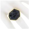 Image 3 : 18k Gold IPPOLITA Rock Candy Unique Faceted Blue Gray Stone Solitaire Ring