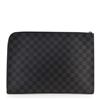 Image 1 : Louis Vuitton Damier Graphite Zip Around Pochette Jour GM Pouch