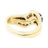 Image 3 : 1.85 ctw Blue Sapphire and Diamond Ring - 14KT Yellow Gold
