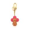 Image 1 : Louis Vuitton Vivienne Doudoune Bag Charm and Key Holder Wood and Resin Pink