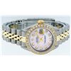 Image 4 : Rolex Ladies 2 Tone Pink MOP Diamond 26MM Datejust Wristwatch