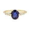 Image 2 : 1.43 ctw Sapphire and Diamond Ring - 14KT Yellow Gold