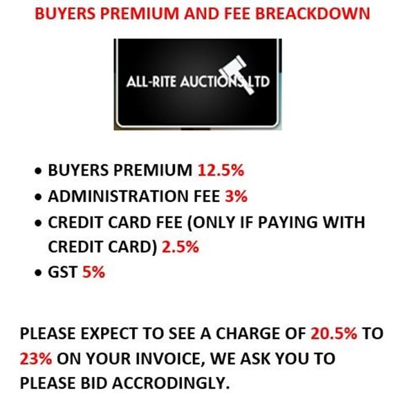 BUYERS PREMIUM AND FEES