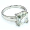 Image 2 : $850 Silver Moissanite(3.5ct) Ring