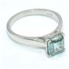 Image 2 : $650 Silver Moissanite(1.6ct) Ring
