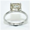 Image 1 : $450 Silver Moissanite(2.1ct) Ring