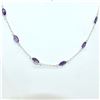 Image 3 : $400 Silver AMETHYST(13.5ct) Necklace