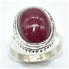 Image 1 : $200 Silver RUBY(9.9ct) Ring