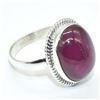 Image 2 : $200 Silver RUBY(11.7ct) Ring