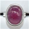 Image 3 : $200 Silver RUBY(11.7ct) Ring