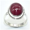 Image 1 : $150 Silver RUBY(8.1ct) Ring
