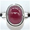 Image 3 : $150 Silver RUBY(8.1ct) Ring