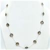 Image 1 : $200 Silver SMOKEY QUARTZ(20.7ct) Necklace