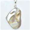 Image 3 : $150 SILVER 'MOTHER of PEARL'(18.9ct) PENDANT