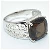 Image 2 : $400 Silver 'SMOKEY QUARTZ' (8.1ct) Ring