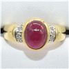 Image 3 : $200  RUBY Cz(1.8ct) Ring - Sz.9