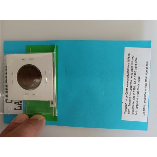 CANADIAN 'LARGE' CENT (1912); CANADIAN 'NICKEL' DOLLAR (1977); 1906- CANADIAN 'SILVER' .05¢ (five ce