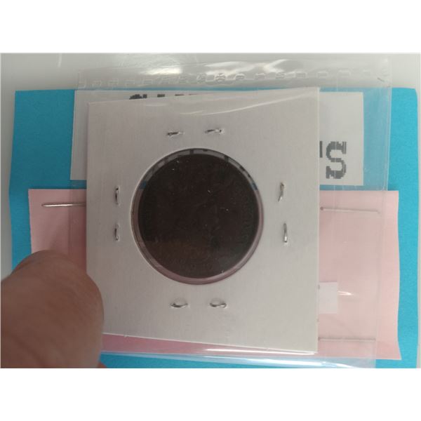 CANADIAN 'LARGE' CENT (1917); CANADIAN 'SILVER' .05¢ (five cent) - HISTORIC COLLECTIBLE ( 1913 & 192