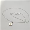 Image 2 : $240 Silver Diamond Necklace