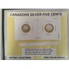 Image 8 : CANADIAN 'SILVER' .05 ¢ (1918, 1919) -RARE COLLECTIBLE.;  GEORGE V .05 ¢ (1930, 1931, 19320); CANADI