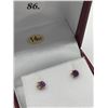 Image 2 : 14kt. Yellow Gold 3.3mm genuine Amethyst stud Earrings, 0.24cts of Amethyst, W/A $590.00, Amethyst i