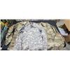 Image 1 : THREE DIGITAL ARMY COMBAT CAMOUFLAGE INSECT REPELLENT APPAREL ONE XSMALL-SHORT, ONE XSMAL LONG AND O