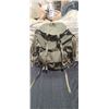 Image 1 : CANVAS BACKPACK - STEEL FRAME -MISSING SHOULDER STRAPS