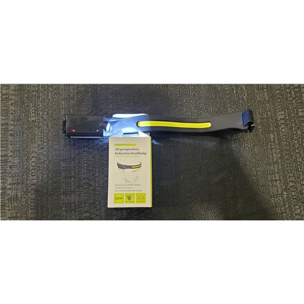 HIGH EFFICIENCY - RECHARCHABLE INDUCTION HEADLAMP. LED