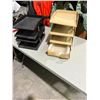 Image 1 : INCOMING/OUTGOING PAPERWORK TRAYS AND PAGE PROTECTORS
