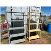 Image 1 : TWO TIN SHELVING UNITS