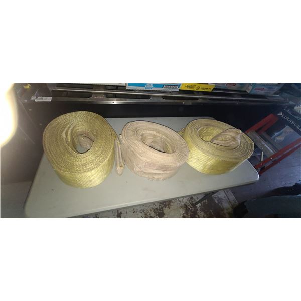 WEBBED LOAD STRAPS 5" X THREE