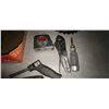 Image 3 : GRINDER, SAW BLADE, MEASURING TAPE, MAKITA DRILL AND VICE GRIPS