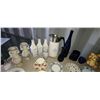 Image 2 : MISC. CHINA, PLATES, VASES, BOTTLES, CUPS, TEA CUPS, BEARS, RABBIT FIGURINE