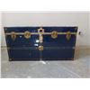 Image 2 : BLUE STEEL STEAMER TRUNK & SETS of BLINDS w/ HDWR.
