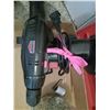 Image 1 : RED TOOL BOX: POLY incl's: WRENCHED & SOCKETS c/w AIRCO CORDLESS 14V DRILL BASE & BATTERY