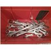 Image 8 : RED TOOL BOX: POLY incl's: WRENCHED & SOCKETS c/w AIRCO CORDLESS 14V DRILL BASE & BATTERY
