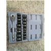 Image 3 : TOOL STORAGE(x4) w/ CONTENTS (SEE: PHOTOS) 1-COMPLETE 3/8" STANLEY SOCKET SET; 3-PARTIAL (WESTWARD-I
