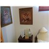 Image 2 : NIGHT STAND/END TABLE; LAMPS & PICTURES