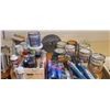 Image 2 : ASSORTED PAINTS(SPRAYS, QTS, & GALS); FLOOR LEVEL/PATCH, CAULKING GUNS w/ CAULK