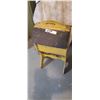 Image 2 : DOUBLE SIDED KNITTING BIN w/ LARGE MASS QTY. VINTAGE & ANTIQUE BUTTONS, etc.