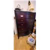 Image 1 : 3-PC. BEDROOM SET (SOMERTON): 5ft. HIGHBOY (19-1/4"d X 43"w)\42"HIGH - DOUBLE DRESSER (18"d X 68"l)\